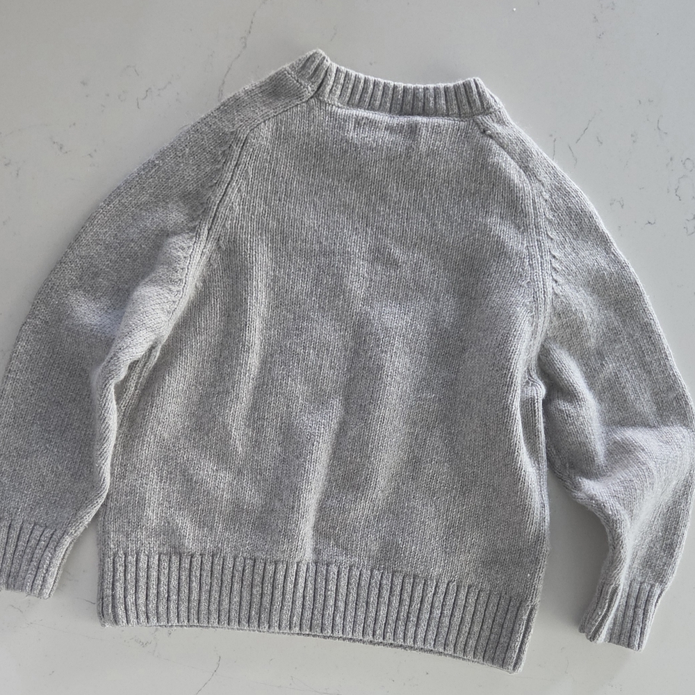 Zara Light Gray Kids Sweater - Picture 7 of 7